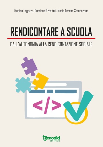 [3269] AA.VV - RENDICONTARE A SCUOLA